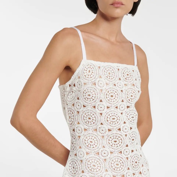 ROTATE Birger Christensen Silke Cotton Slip Dress - Picture 10 of 11